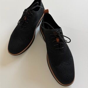 Cole Haan zero grand Men's Black Knit Oxford Shoes -grand 360- size 13 medium